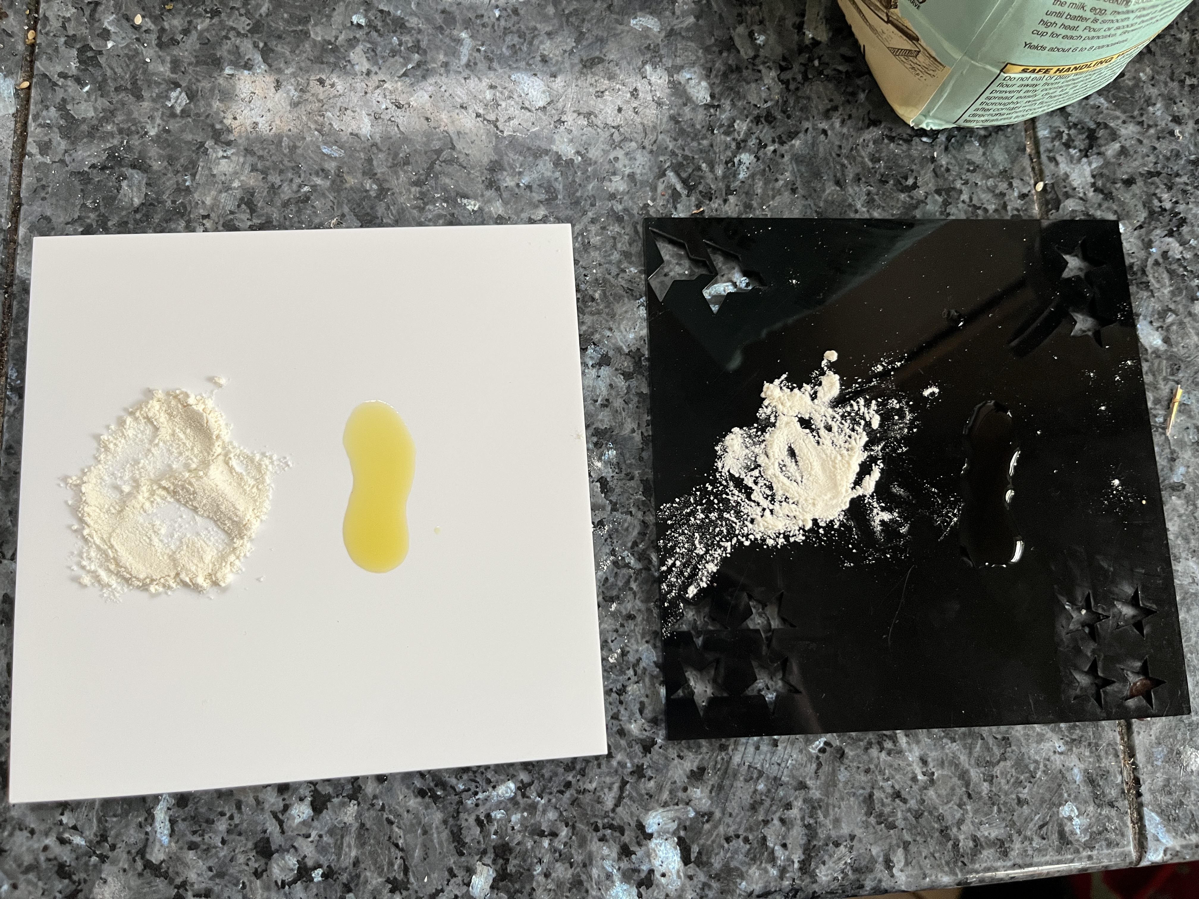 Acrylic — before cleaning